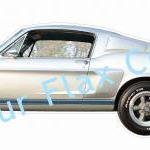 Muscle Car 1967 Shelby Mustang Gt 350 Wall Art/..