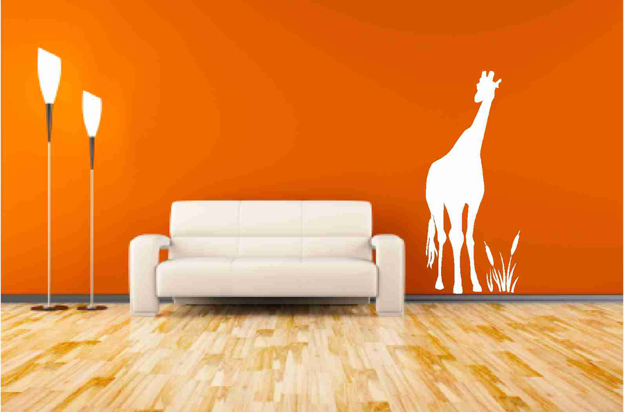 Tall Giraffe Vinyl Decals Nursery Decor