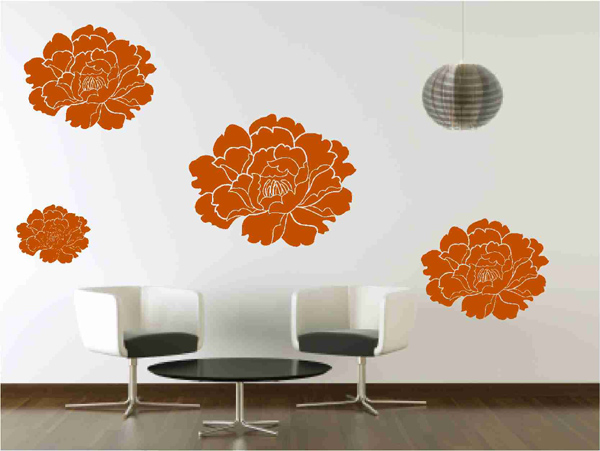 Floral Vinyl Wall Decals